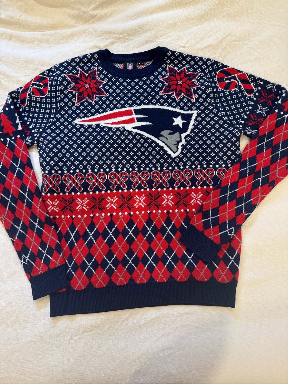 New England Patriots Christmas Sweater